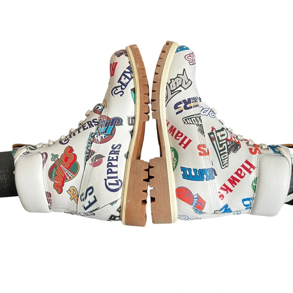 Timberland NBA Mitchell & Ness x NBA “East Meets West” Premium Size 9.5 … - Picture 6 of 15